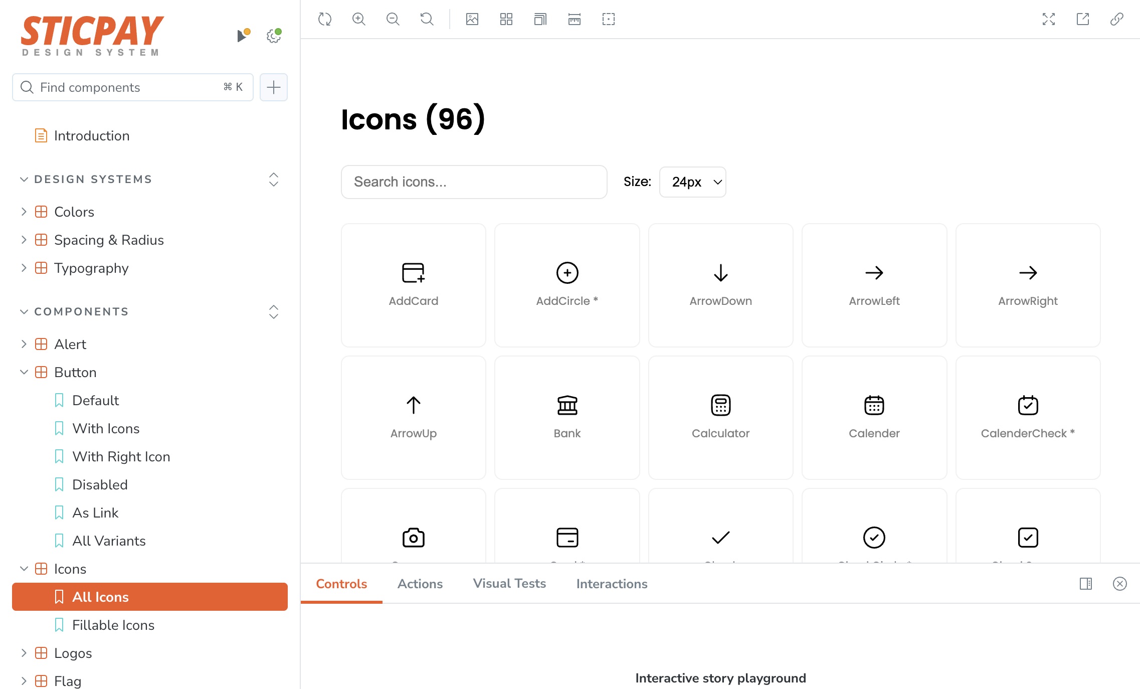 STICPAY 디자인 토큰 적용